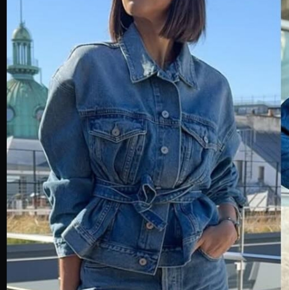 Ashley Vintage Charm denim oversize jacket